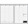 BRUNNEN Buchkalender Mod. 781 2026 | A4, Kunststoff, transparent