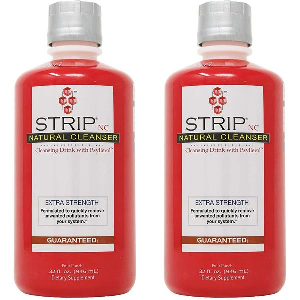 Strip Natural Cleanser Extra Strength Fruit Punch Flavor 32 oz - 2 Pack