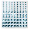 079 Rhinestone Sticker (Deco Sticker) Jewelry Type 0.2 - 0.4 inches (4 - 9 mm) [Blue]