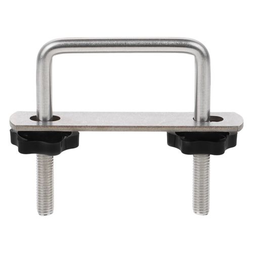 OUNONA Roof Box U-Bolt Clip Metal Rooftop Cargo Carrier Rack Bolts Car Van Mounting Brackets Accessories for Most Cars