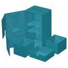 Ultimate Guard Twin Flip`n`Tray 200+ XenoSkin Monocolour Petrol Blue
