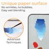 50 Hydration Paper Sheets Everlasting Wet Palette - Painter Size White