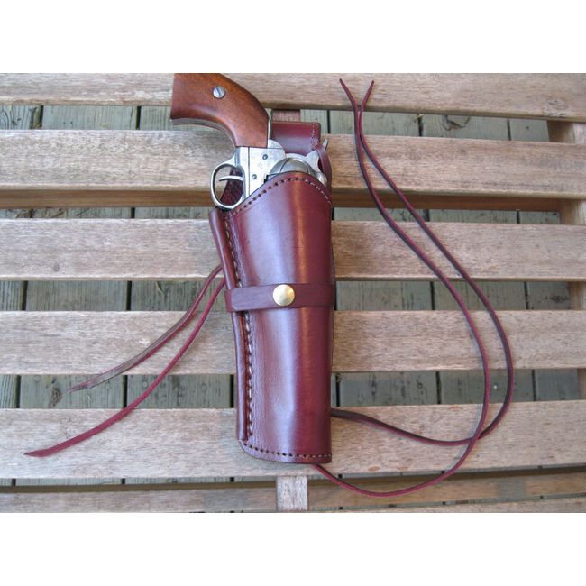 Gunslinger Heritage Rough Rider - Right Handed - Size 6.5" - Burgundy Smooth Leather