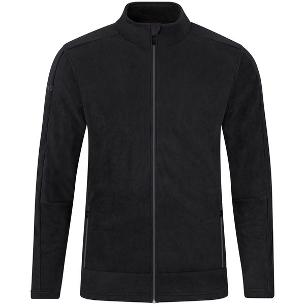 JAKO Herren Fleecejacke, Schwarz/Anthrazit, M