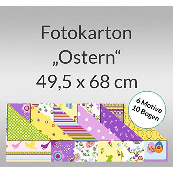 'Photo Box – Easter 49.5 x 68 cm, 10 Sheets, Assorted