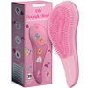 Lily England Haarbürste ohne Ziepen - Die Perfekte Detangler-Bürste für Locken, Glattes, Dickes, Dünnes Haar - Haarbürste für Kinder und Damen - Entwirrbürste für Lange Haare und Kurze