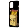 iPhone 15 Plus Happy matchbook face with funny matches box Case
