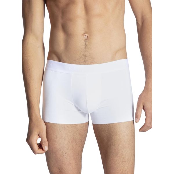 CALIDA Men's Clean Line Boxer Shorts, White