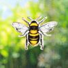 Abbott Collection Bumble Bee Two-Sided Window Screen Magnet - Metal (3" W)