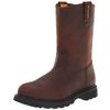 Cat Footwear Men's Revolver Pull-on Soft Toe Work Boot, Dark Brown, 10 Wide