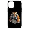iPhone 15 Tiger in MMA Gloves - MMA Training Case