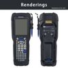 Protective Case for Intermec CK71 CK75 Barcode Scanner, Durable Drop-Resistant Anti-Scratch with Stylus Holder