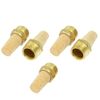 sourcingmap 5 Pcs Sintered Bronze Pneumatic 1/2" PT Thread Exhaust Silencer Muffler