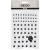 Googly Eyes, D: 8+12+14 mm, 69 pc, white, 1sheet