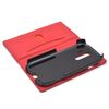 PLATA iPhone8 Case Notebook Type, Lamb Sheepskin, Genuine Leather, Leather Cover, iPhone8, blk