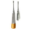 ArtLaB-Dental Luxating Elevator Dental Root Elevators Straight Curved Tip-Periotome Luxating Elevator Apical Root Dental Elavators Extracting Extraction (Elevator STR 5MM Gold)