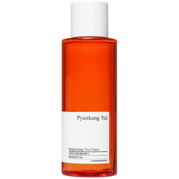 PYUNKANG YUL Brightening Vita Toner, Clarifying Essence for Dry, Blemished Skin Tone with Hyaluronic Acid, Niacinamide, Adenosine, Strengthening Moisture Barrier 5.07 Fl. Oz.