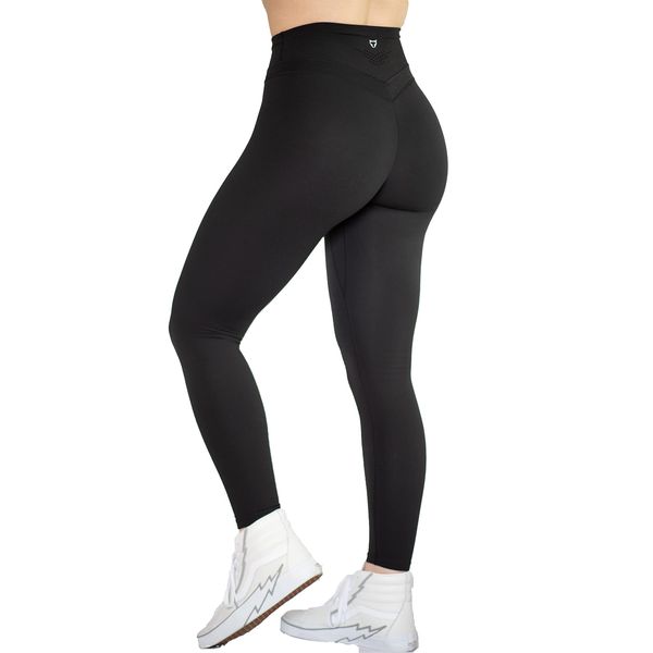 TomTiger Women's Yoga Pants High Waisted Workout Leggings for Women Butt Lifting Tummy Control Booty Tights (Black, M, m)