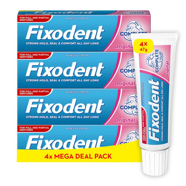 Fixodent Complete Denture Adhesive Cream, Original