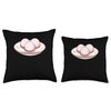 Sakura Mochi In A Traditional Dish Throw Pillow