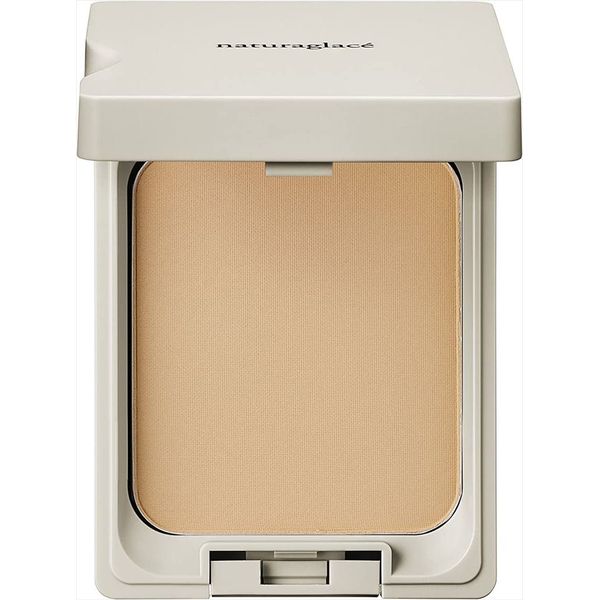 Naturaglace Clear Powder Foundation, NO2 (Natural Skin Tone), 0.4 oz (11 g), SPF40 PA++++, Puff Included