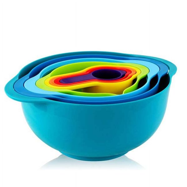 Multipurpose Stackable Mixing Bowl and Measuring Cup Set,it is health and safety