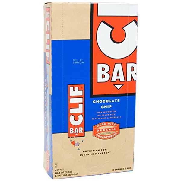 Clifbar Clif Bars - 12 Pack Chocolate Chip Crunch, One Size