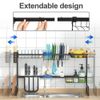 Adjustable Dish Drying Rack Heavy Duty Metal Kitchen Organization Storage Basket