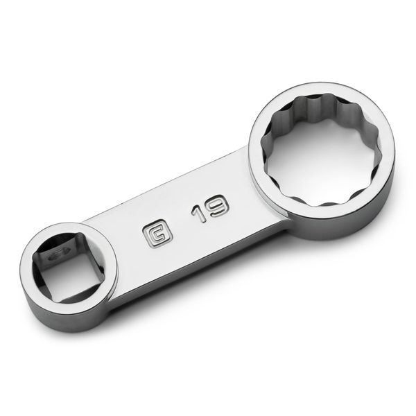Capri Tools 3/8 in. Drive 19 mm Torque Adapter, 12-Point Box End