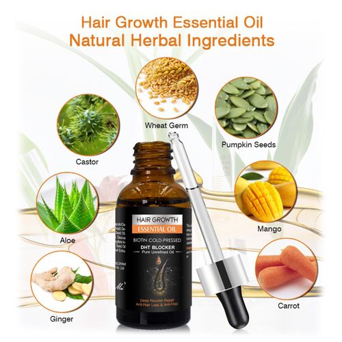 Hair Growth Serum Derma Roller 0.5 mm, Ginger Hair Growth Set, Microneedling Roller with Hair Serum, Ginger Hair Growth Oil, Hair Oil Growth for Hair Growth Acceleration and Anti-Hair Loss