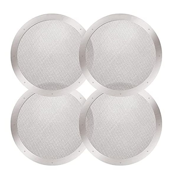 Bordhap 4-Pack Reusable Stainless Steel Filters for Coffee Makers