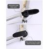 EBANKU Aluminum Face Space Holder, Universal Adjustable Headrest bed f (while)