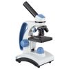 AmScope 40X-1000X Student Microscope Kit + 10-piece Slide Set + Experiment Cards