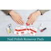 100% Non Acetone Nail Polish Remover Pads Individually Wrapped 200 Pack Bulk Set