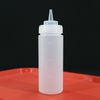 Hakka 6 Pack 12 oz Plastic Squeeze Bottles Condiment Sauce Mustard Dispenser