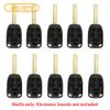 Remote Control Head Key Fob Head Shell 6B Compatible with Honda HO01 (10 Pack)