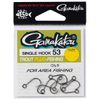 Gamakatsu Trout Hook Single Hook 53 8 No. 8 NS Black 66258