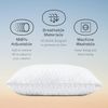 Adjustable King Size Bed Pillow Memory Foam Microfiber Support Sleep