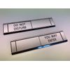 Sliding Signs - Entry Control - Do Not Disturb (Or Your Wording)