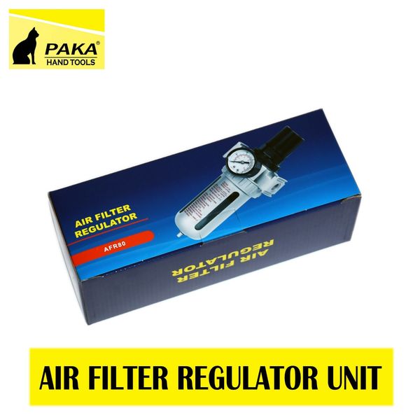 Single 3/8" Regulator Control Unit Filter Lubrication Air Compressor Water Trap