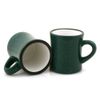 Marble Creek Ceramic Diner Campfire Mug, 10oz (Single) (Forest Green)