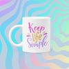 Swing Design Digital Coffee Mug & Cup Heat Press - Pink
