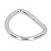 Seamless D Rings, 10Pcs Marine Grade D Ring Highly Polished for Anchoring