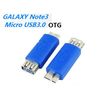 PCATEC USB 3.0 to USB A Female OTG Adapter, Blue, Compatible with Galaxy Note 3