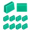 sourcing map Universal Fader Knobs, Green Black Mixer Fader Caps Slider Potentiometer Replacement Plastic for DJ Controller Mixer Console, 10 Pack
