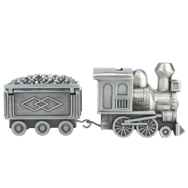 Yuecoom Money Saving Box, Saving Pot, Train Money Bank, Children Money Saving Bank Retro Train Model Coin Saving Money Box for Table Decoration