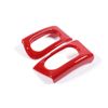 2PCS Red ABS Interior Side Air Vent Frame Cover Trim For Corvette C6 2005-2013