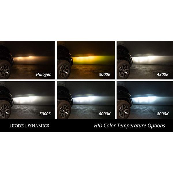 Diode Dynamics Replacement D2H HID Bulbs (pair), 6000K