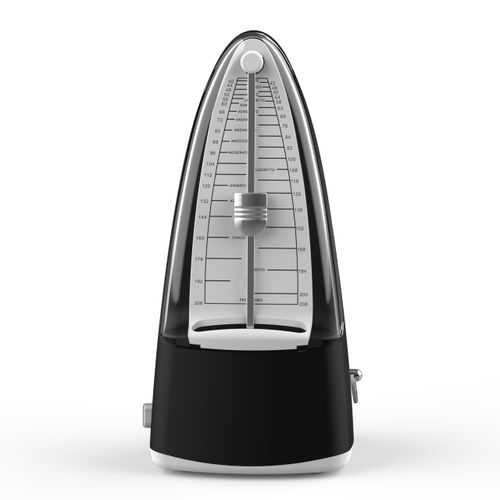 Mechanical Metronome Simple Shape Accurate Time Clear Sound with Accent Bell Suitable for Piano, Violin, Ukulele, etc