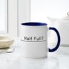CafePress Half Full/Half Empty Mug 11 oz (325 ml) Ceramic Coffee Mug